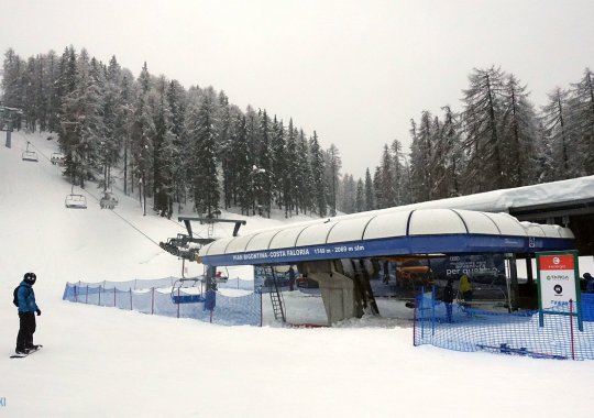 Seggiovia Pian Bigontina - Costa Faloria: uno degli impianti principali del Faloria