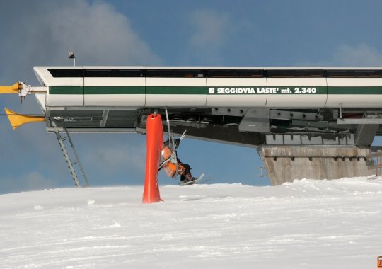 Seggiovia "Campo - Lastè", l'impianto più alto della skiarea Alpe Lusia - Bellamonte