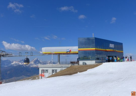 Cabinovia Ruis, la porta di accesso a Plan de Corones - Kronplatz da San Vigilio di Marebbe