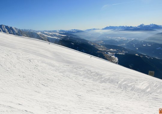 Pista Gitsch, pista di media difficoltà che domina la Val Pusteria in Alto Adige - Sudtirol