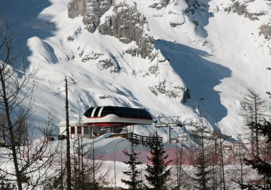 Seggiovia Casot di Pecol - Col de la Grava, impianto quadriposto Leitner in Val di Zoldo