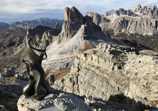 Passo Giau, Nuvolau per ferrata Ra Gusela e Monte Averau