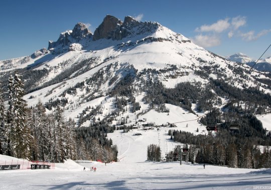 Pista nera Pra di Tori: sciare su ottima neve ai piedi del Latemar